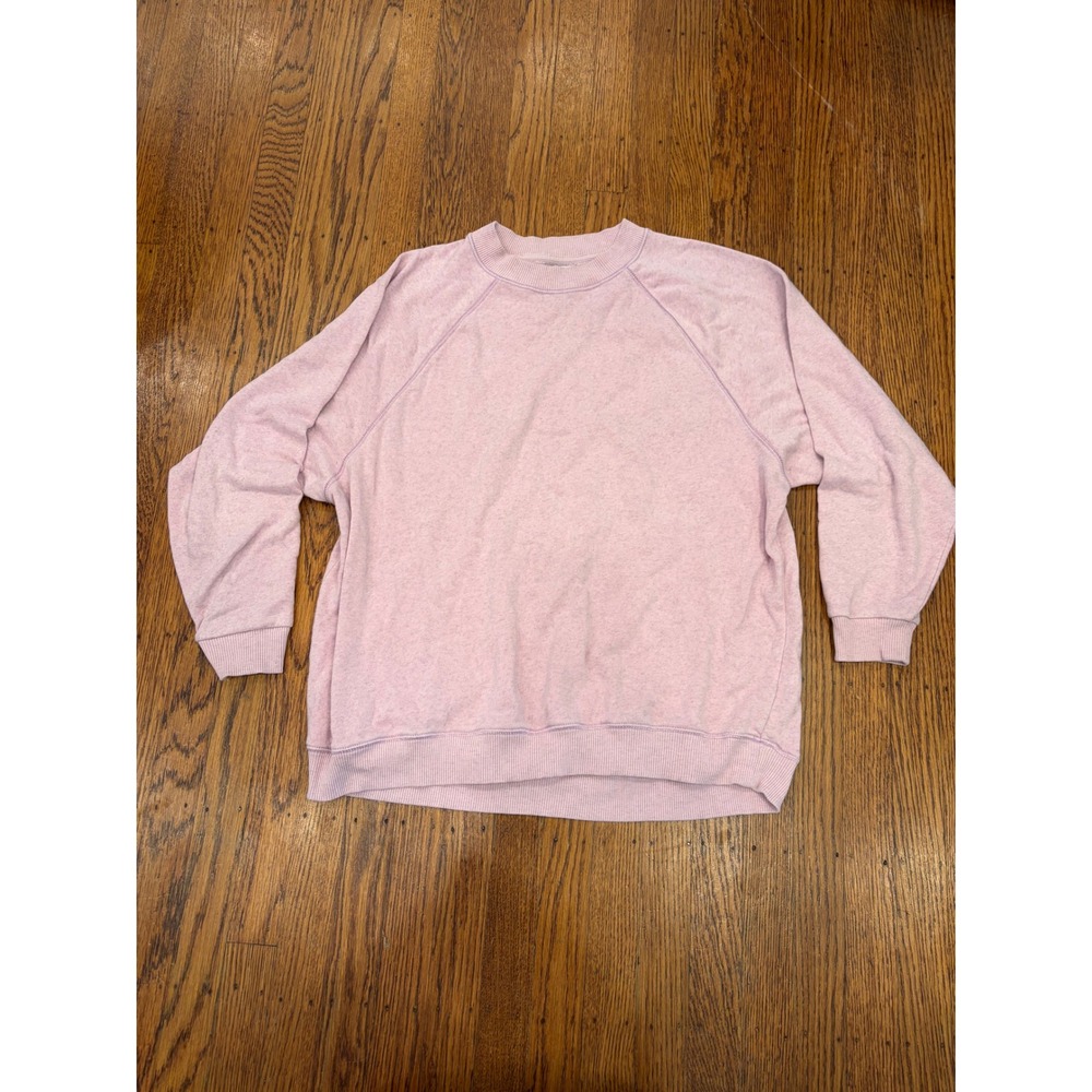 American Eagle Ahh-Mazingly Soft Pink Sweatshirt Jegging Fit Pullover Small